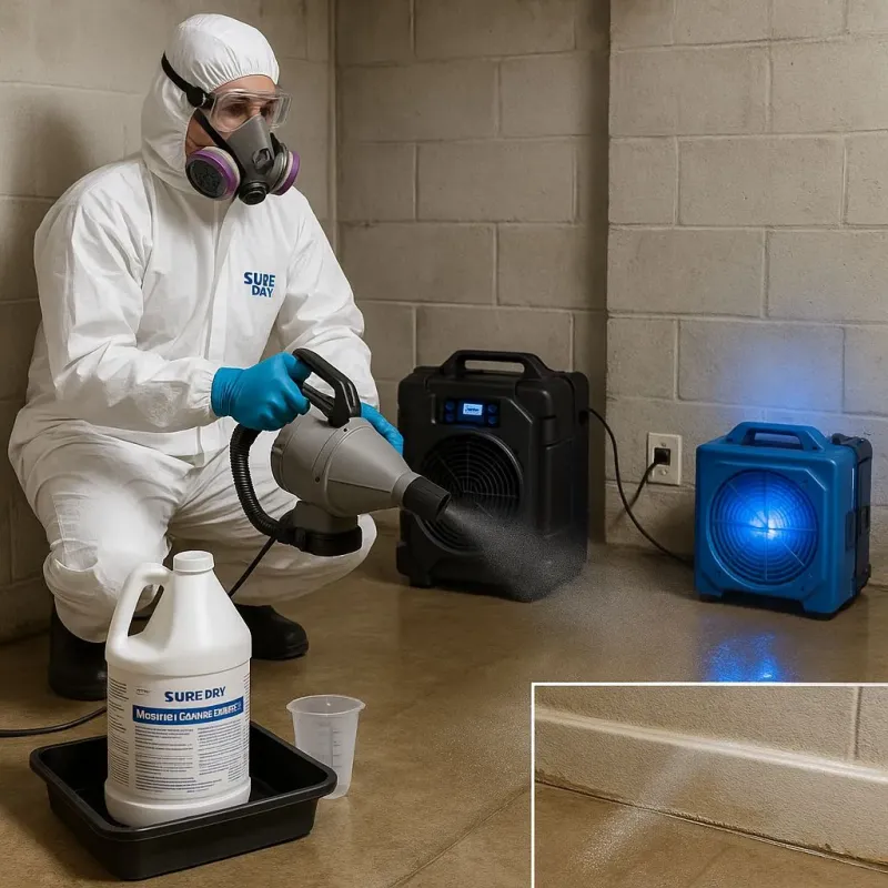 Sanitization and Odor Removal process in Buckeystown, MD